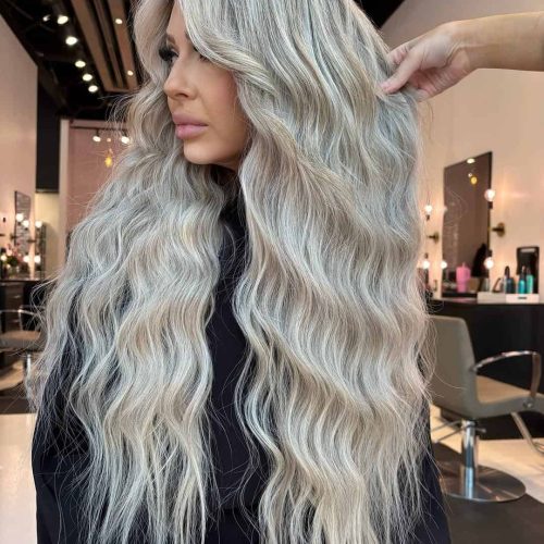 Custom Colored, Wavy Hair Extension Wefts and Tape In Extensions in The Woodlands, TX